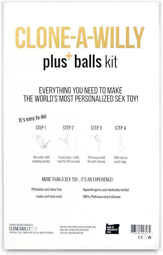 Clone-A-Willy Plus+ Balls Kit-Light Skin Tone