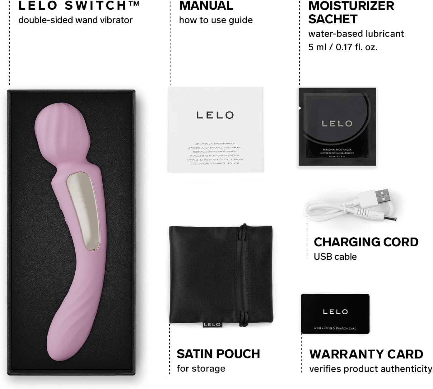 LELO Switch - Female Double Ended Wand Massager