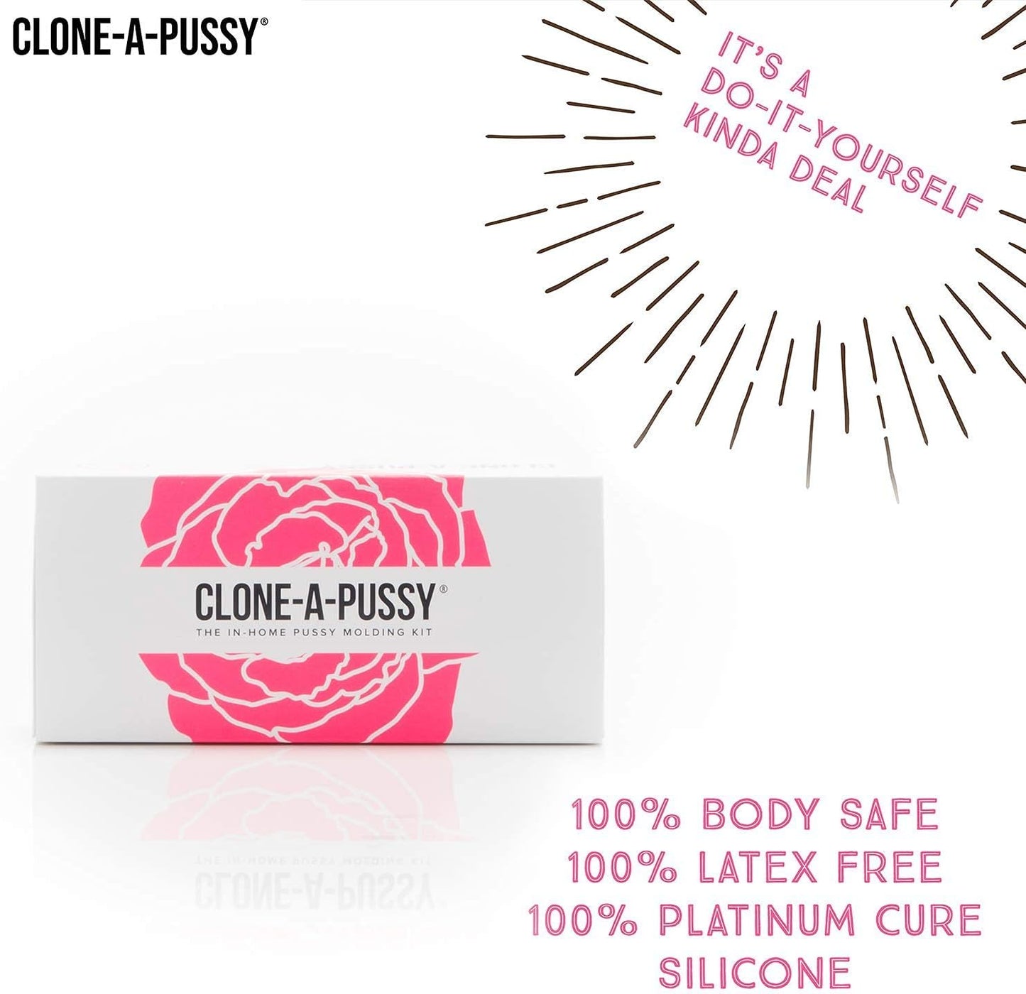 Clone-A-Pussy Kit-Hot Pink Silicone