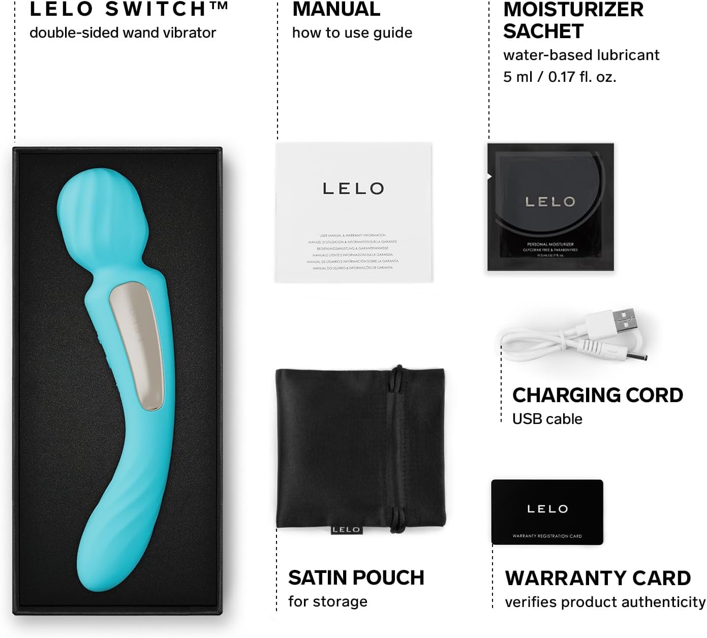 LELO Switch - Female Double Ended Wand Massager