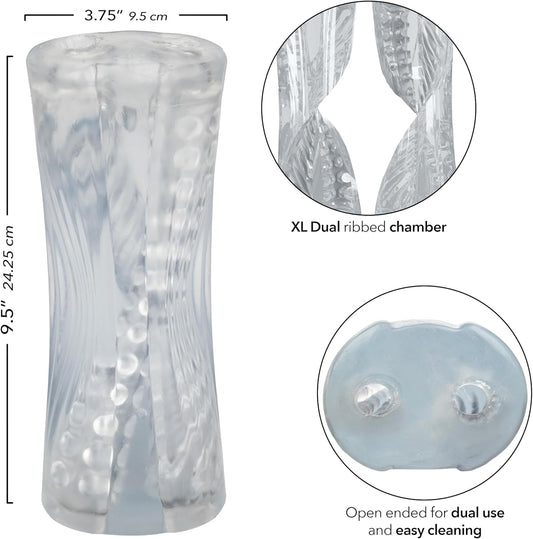CalExotics Cyclone Dual Ribbed Stroker XL