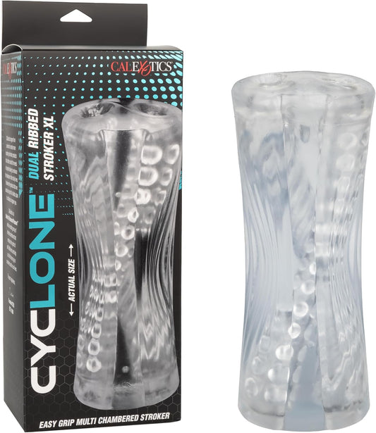 CalExotics Cyclone Dual Ribbed Stroker XL