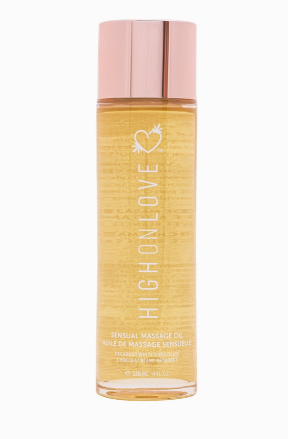 Sensual Massage Oil - Decadent White Chocolate, 4 oz