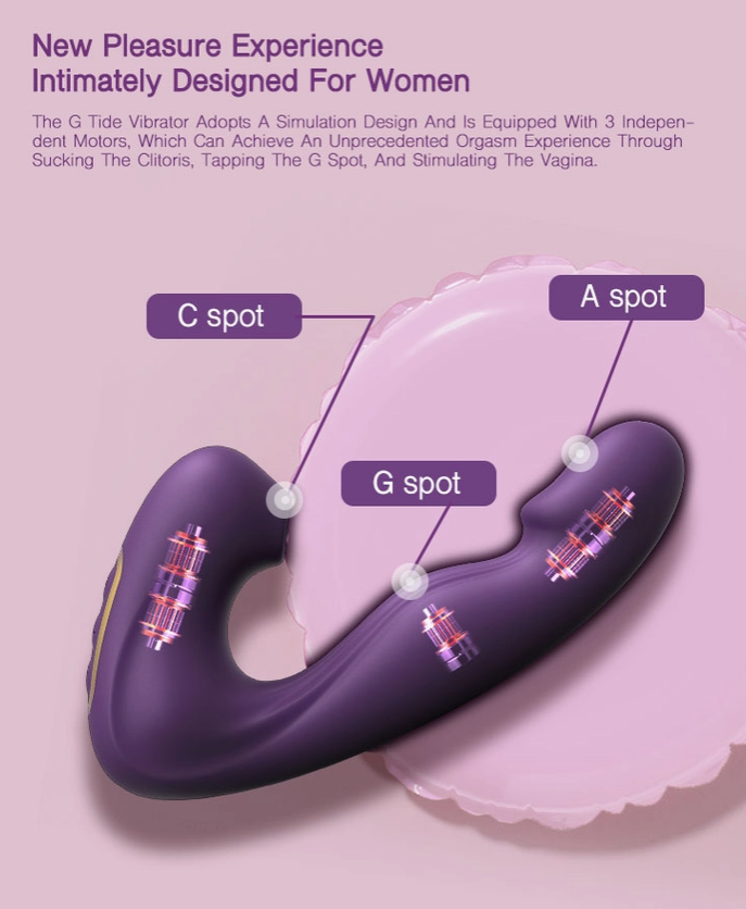 Tracy's Dog 2 in 1 Stimulation Vibrator ~ Purple