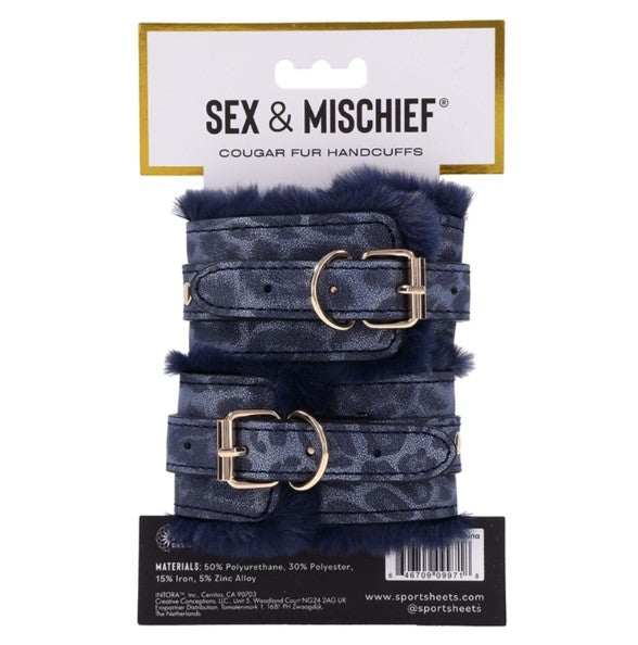 S & M Fur Lined Handcuffs