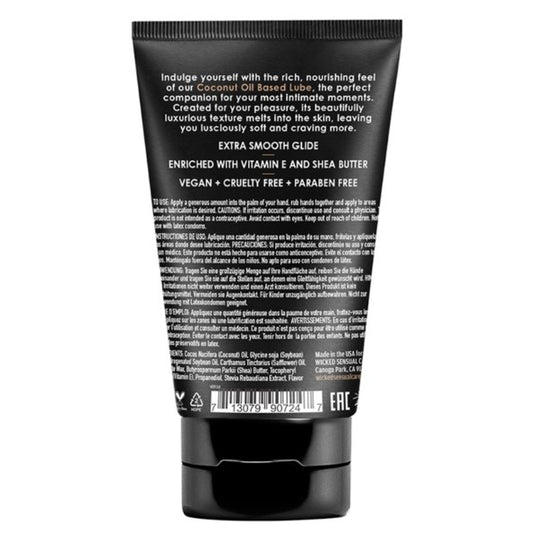 Wicked Sensual Coconut Oil Based Intimate Lubricant 4oz