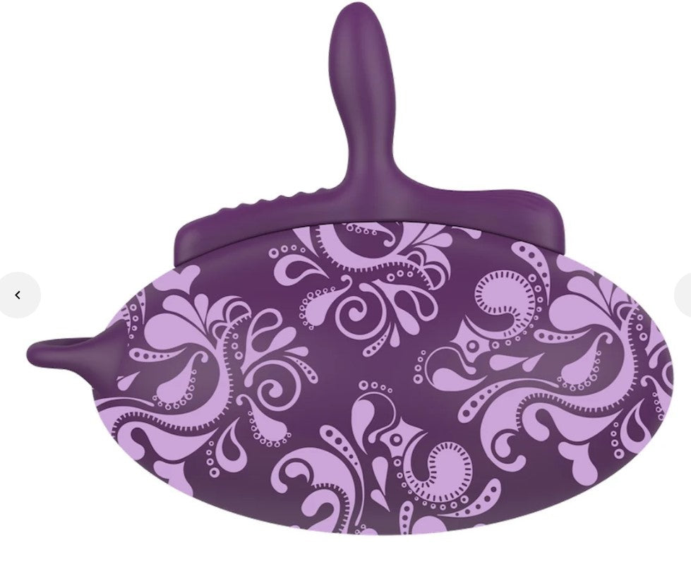 Bouncy Bliss Classic Sit-On Vibrator Purple