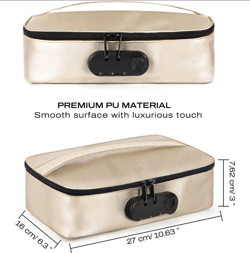 Dorcel Discreet Lock Box ~ Luxury Gold