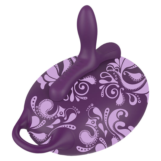 Bouncy Bliss Classic Sit-On Vibrator Purple