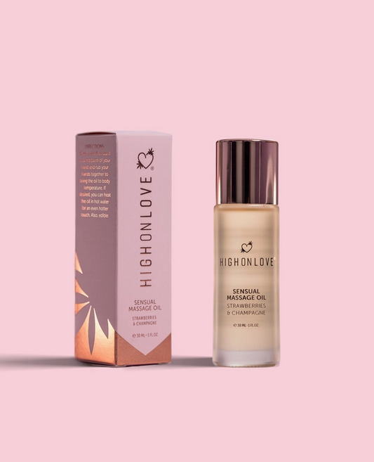 Mini Massage Oil ~ Strawberries & Champagne