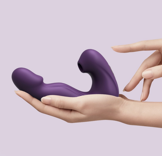 Tracy's Dog 2 in 1 Stimulation Vibrator ~ Purple