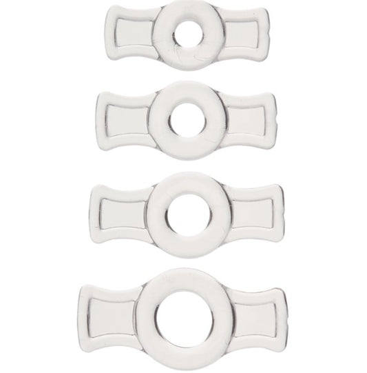 TitanMen Cock Ring Set-Clear